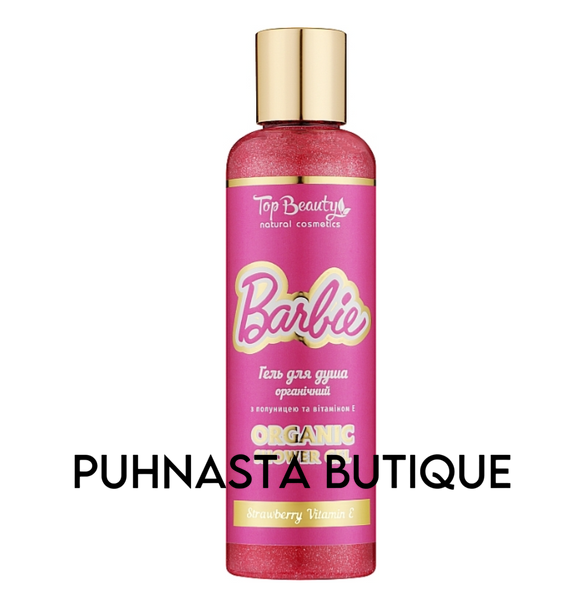 Гель для душа с шимером "Клубника" Top Beauty Barbie Organic Shower Gel, 200 мл 7106 фото