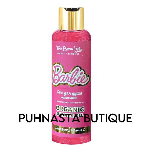 Гель для душа с шимером "Клубника" Top Beauty Barbie Organic Shower Gel, 200 мл 7106 фото