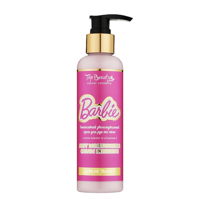 Крем для тіла та рук Зволожуючий Top Beauty Barbie Soft Moisturising Cream Intensive, 200 мл 7107 фото