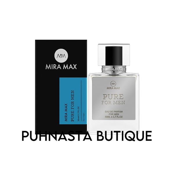 Парфумована вода для чоловіків Mira Max “PURE FOR MAN” (Версія: Versace Man Eau Fraiche), 50 мл 549 фото