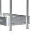 Полка двухъярусная Homax прямоугольная алюминиевая 33x15,5x36 см (EBA-3540 AL) EBA-3540 AL фото 5