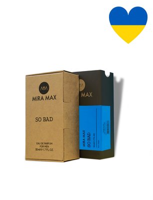 Парфумована вода для чоловіків Mira Max "SO BAD" (Версія: Carolina Herrera Bad Boy) 50 мл 550 фото