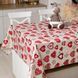 Скатертина з тефлоновим покриттям Homedec Серця (бежевий) (180х120 см) 54830 фото 1