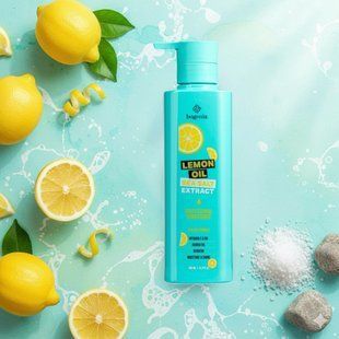 Кондиционер для волос Bogenia Lemon Oil & Sea Salt BG440, 450 мл 56393 фото