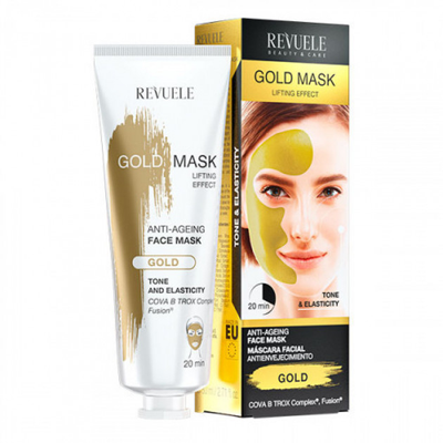 Золота маска для обличчя Revuele з ефектом ліфтингу, 80 мл 60276 фото