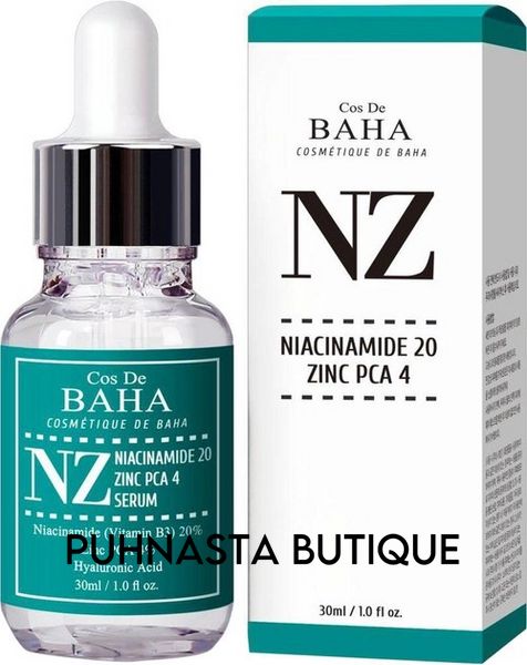 Сыворотка Cos De BAHA Niacinamide 20% Zinc 4% Serum с Ниацинамидом и Цинком 30 мл 0956 фото