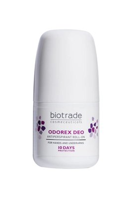 Кульковий антиперспірант для тіла тривалої дії Biotrade Odorex Deo 10 днів без поту та запаху, 40 мл  1141 фото