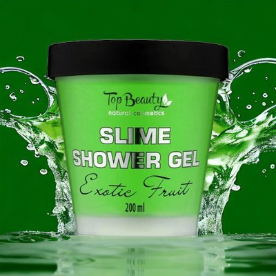 Слайм-гель для душу "Exotic Fruit" Top Beauty Slime Shower Gel, 200 мл 7110 фото