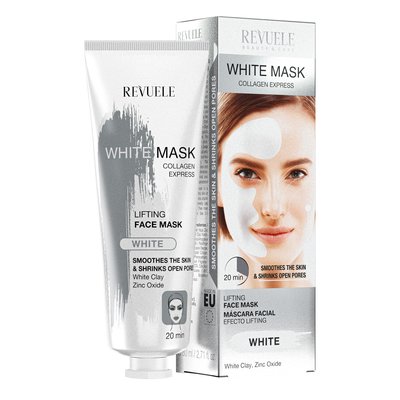 Біла маска для обличчя Revuele, з колагеном, 80 мл 80165 фото