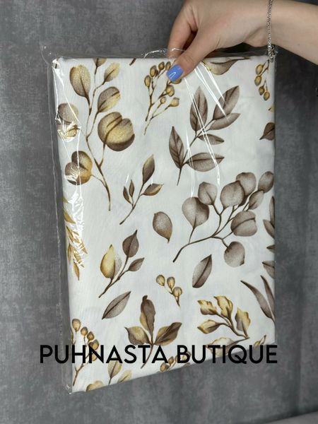 Скатертина з тефлоновим покриттям Homedec Евкаліптові гілочки (180х120 см) 55900 фото