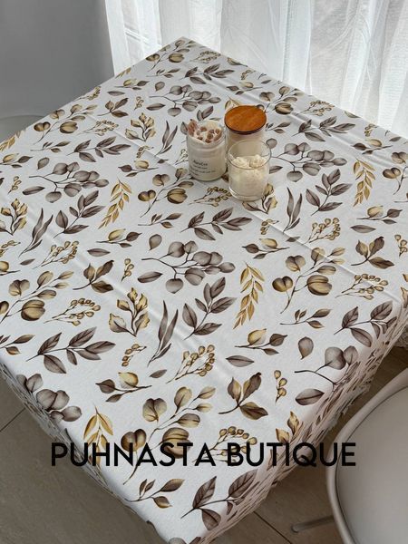 Скатертина з тефлоновим покриттям Homedec Евкаліптові гілочки (180х120 см) 55900 фото