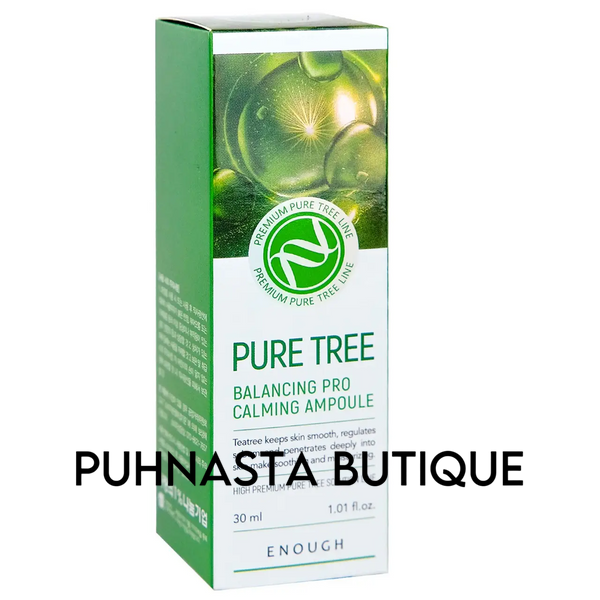 Сыворотка для лица Enough Pure Tree Balancing Pro Calming Ampoule с экстрактом чайного дерева, 30 мл 82444 фото