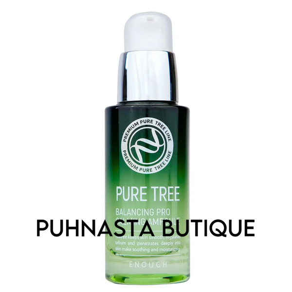 Сыворотка для лица Enough Pure Tree Balancing Pro Calming Ampoule с экстрактом чайного дерева, 30 мл 82444 фото