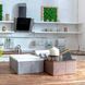 Короб для зберігання Handy Home сірий з пластиковою кришкою 33x23x11 см (EH-02S) EH-02S фото 6