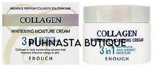 Увлажняющий крем для лица 3 в 1 Enough Collagen с коллагеном 5862 фото