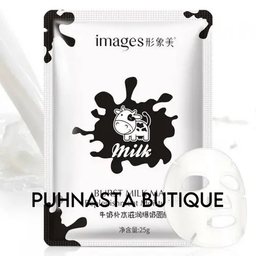 Маска для лица тканевая Images Burst Milk Mask Replenishment Moisturizing увлажняющая, с молоком 505 фото