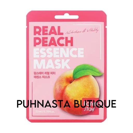 Тканинна маска для обличчя FarmStay Real Peach Essence Mask, з екстрактом персика, 23 мл 3305 фото