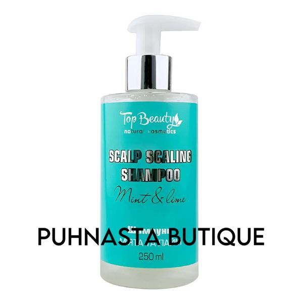 Шампунь для глубокого очищения Top Beauty Scalp Scaling Shampoo Mint & Lime Мята и Лайм, 250 мл 7112 фото