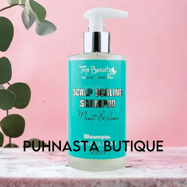 Шампунь для глубокого очищения Top Beauty Scalp Scaling Shampoo Mint & Lime Мята и Лайм, 250 мл 7112 фото