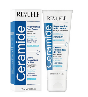 Відновлювальний крем для ніг Revuele Ceramide Regenerating Foot Cream, 80 мл 4344 фото