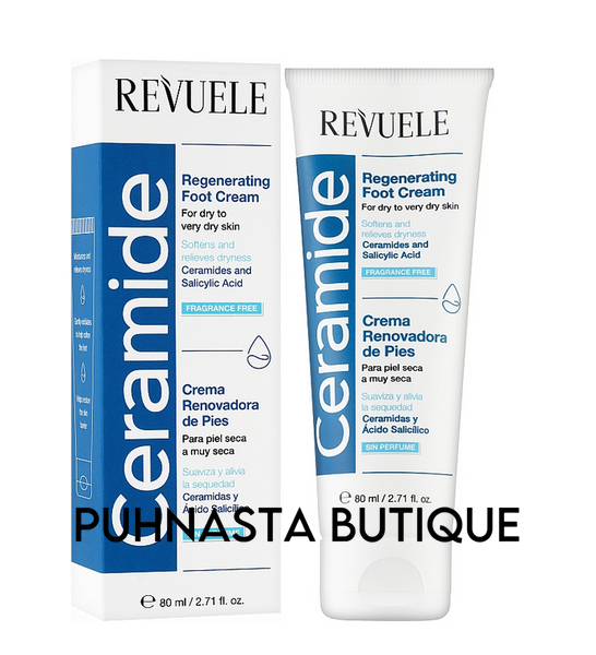 Відновлювальний крем для ніг Revuele Ceramide Regenerating Foot Cream, 80 мл 4344 фото