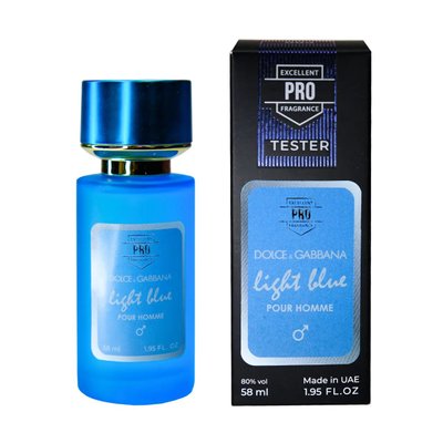 Парфюмерная вода для мужчин Dolce & Gabbana Light Blue, 58 мл 774 фото