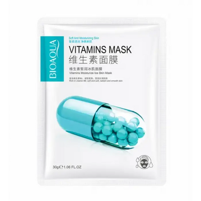 Тканинна маска-невидимка для обличчя BIOAQUA Moisturize Ice Skin Mask 512 фото