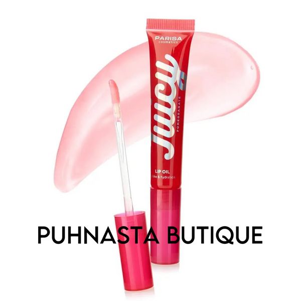 Блиск-олійка Parisa для губ Juicy №05 Pomegranate, 11 мл 59020 фото