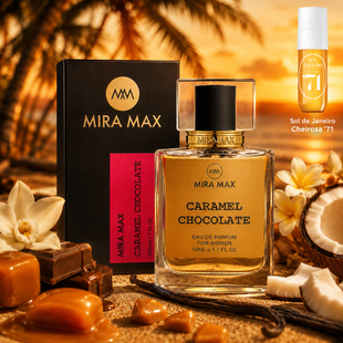 Парфюмерная вода для женщин Mira Max "CARAMEL CHOCOLATE" (Версия: Sol de Janeiro Cheirosa '71), 50 мл 56892 фото