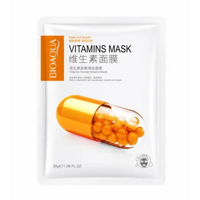 Тканинна маска-невидимка для обличчя BIOAQUA Vitamin B2 514 фото