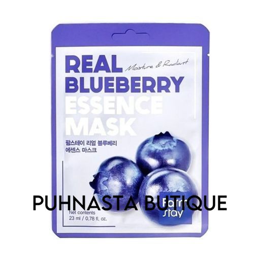 Тканевая маска для лица FarmStay Real Blueberry Essence Mask с экстрактом черники, 23 мл 3309 фото