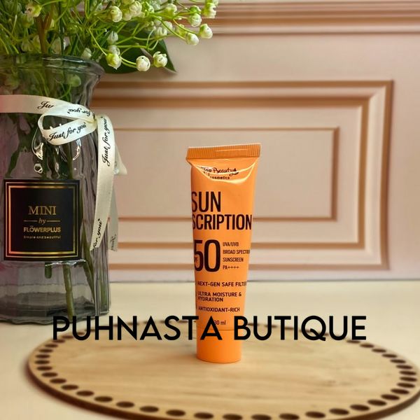 Сонцезахисний крем для обличчя Top Beauty SUN SCRIPTION SPF50, 30 мл 54622 фото