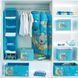 Кофр підвісний Handy Home Ведмедик блакитний 6 секцій 30х30х120 см (UC-104) UC-104 фото 6