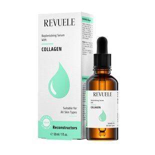 Восстанавливающая сыворотка Revuele Replenishing Serum With Collagen, 30 мл 5681 фото