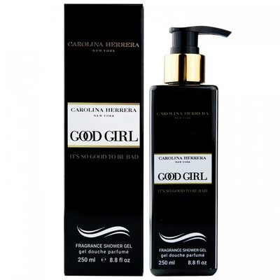 Парфумований гель для душу Carolina Herrera Good Girl Exclusive Euro, 250 мл 54506 фото