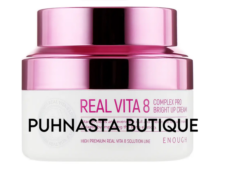 Крем для лица Enough Real Vita 8 Complex Pro Bright Up Cream питательный с витаминами 50 мл 24568 фото