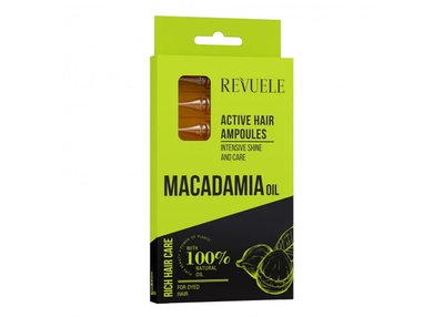 Revuele Ампули для волосся активні з олією макадамії, 8*5 мл 6547 фото