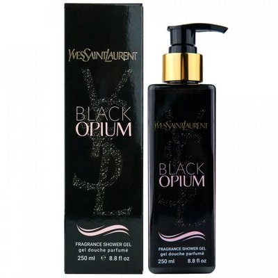 Парфумований гель для душу Yves Saint Laurent Black Opium Exclusive Euro, 250 мл 54507 фото