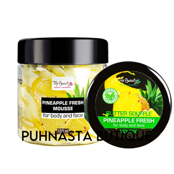 Баттер-суфле для тела и лица Top Beauty с ароматом ананаса, 150 мл 793 фото