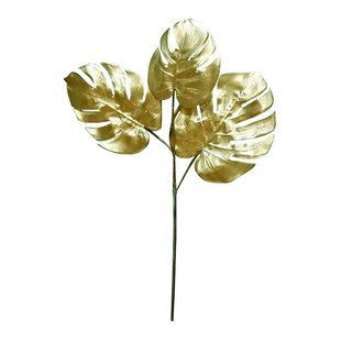 Штучна гілка Engard Monstera золота 65 см (TW-20) TW-20 фото