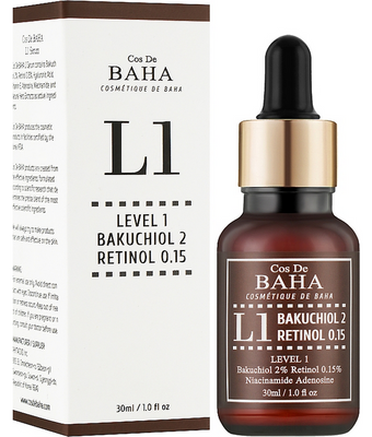 Антивозрастная сыворотка Cos De BAHA L1 Bakuchiol & Retinol Serum, 30 мл 4304 фото