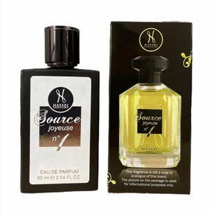 Парфюмерная вода унисекс Hayari Parfums Source Joyeuse No 1, 60 мл 54924 фото