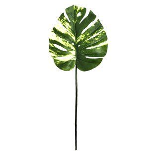 Штучне листя Engard Monstera Alba зелене 73 см (TW-54) TW-54 фото