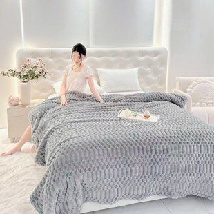 Плед Шарпей 3D Malloory Home Світло-сірий полуторний 150х200 55998 фото