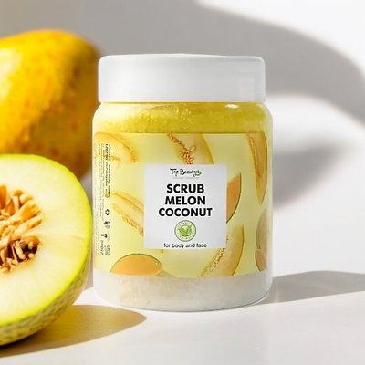 Скраб для тіла Диня-Кокос Top Beauty Scrub Melon Coconut 250 мл 780 фото