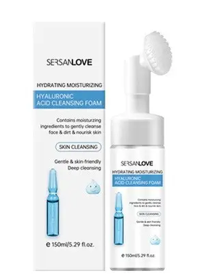 Пінка-мус для вмивання SERSANLOVE Hyaluronic Acid Makeup Remover Cleansing Foam 150 мл 933 фото