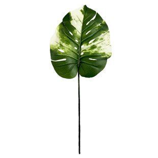 Штучне листя Engard Monstera Alba зелене 78 см (TW-55) TW-55 фото