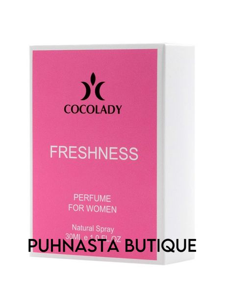 Парфюмерная вода для женщин Cocolady Freshness (версия: Chanel Chance Eau Fraiche), 30 мл 164 фото