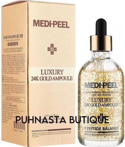 Сыворотка для лица Medi-Peel Luxury 24K Gold Ampoule с золотом для эластичности кожи, 100 мл 2580 фото