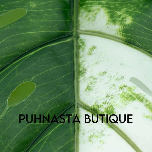 Штучне листя Engard Monstera Alba зелене 78 см (TW-55) TW-55 фото